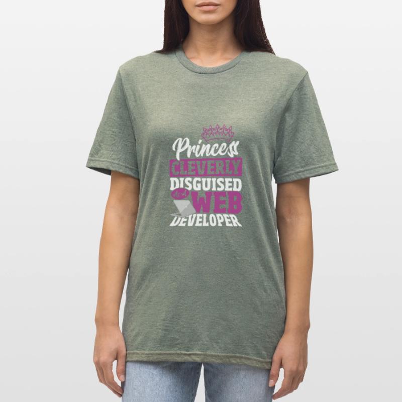Developer Computer Geek HTML Programmer Daughter Unisex Polycotton T-Shirt