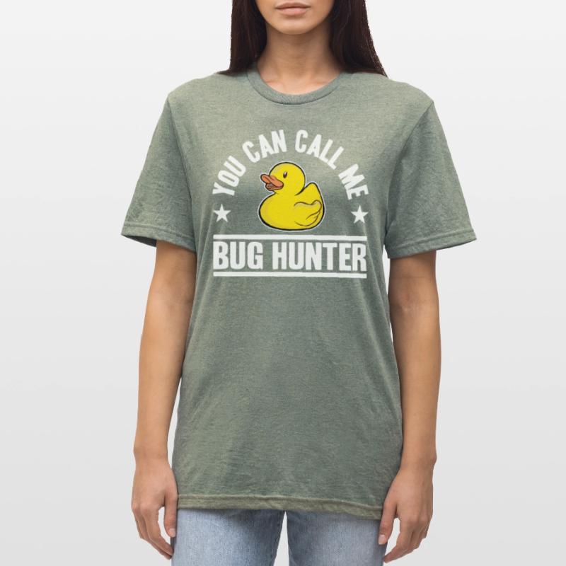 Programmeurs Canard Programmation Debugging Drôle T-shirt polycoton Unisexe