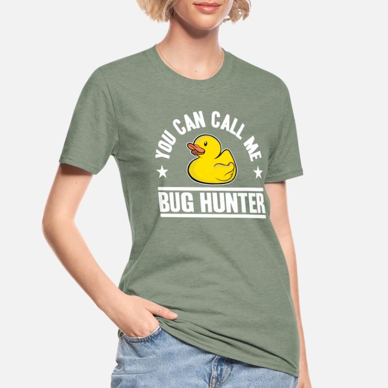 Programmeurs Canard Programmation Debugging Drôle T-shirt polycoton Unisexe