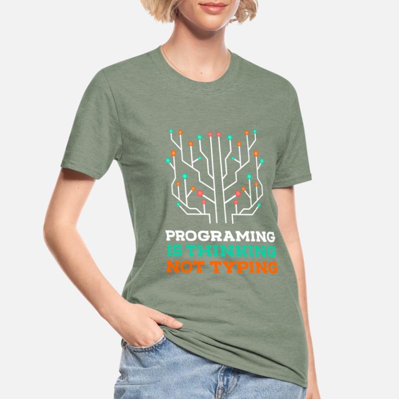 Programmeur Coder Nerd T-shirt polycoton Unisexe
