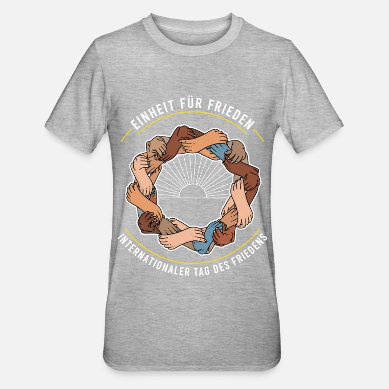 Unity for Peace - Unisex Polycotton T-Shirt - undefined