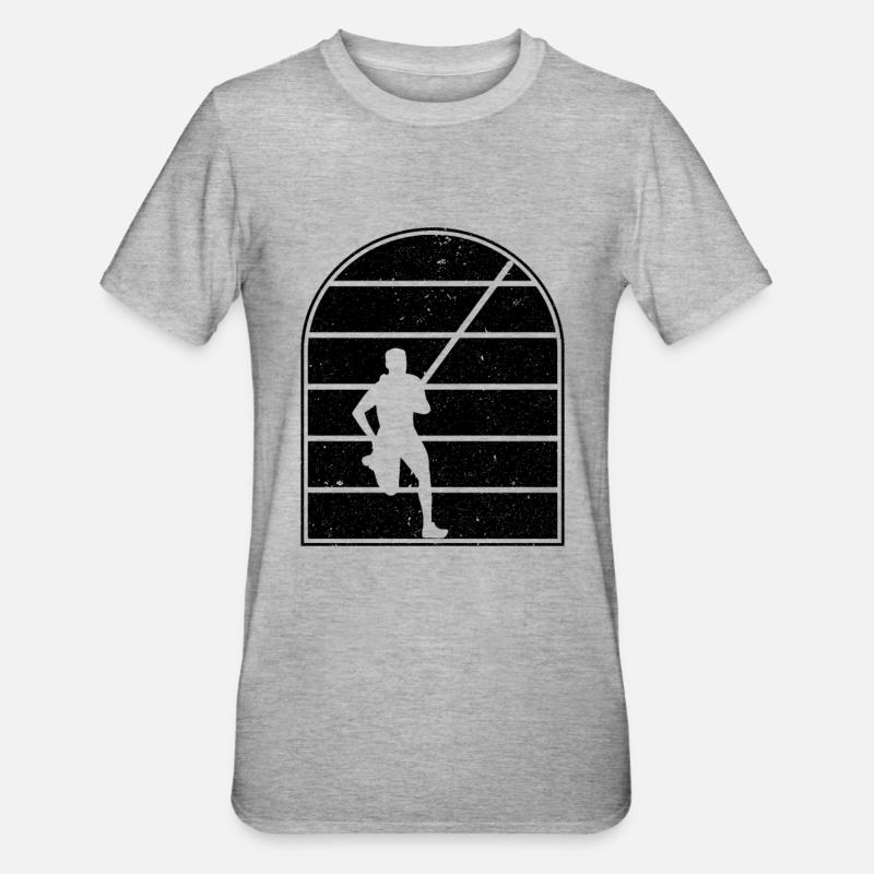 Pole vaulting - Unisex Polycotton T-Shirt - heather grey