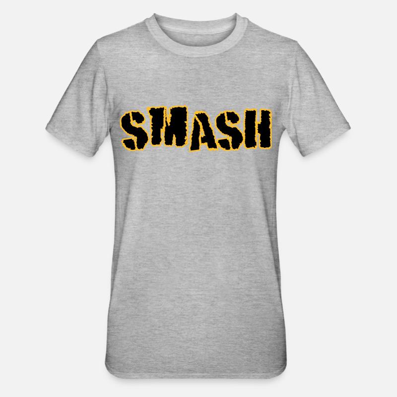 Briser - T-shirt polycoton Unisexe - gris chiné