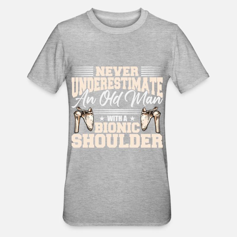 Remplacement de l’épaule bionique - T-shirt polycoton Unisexe - gris chiné