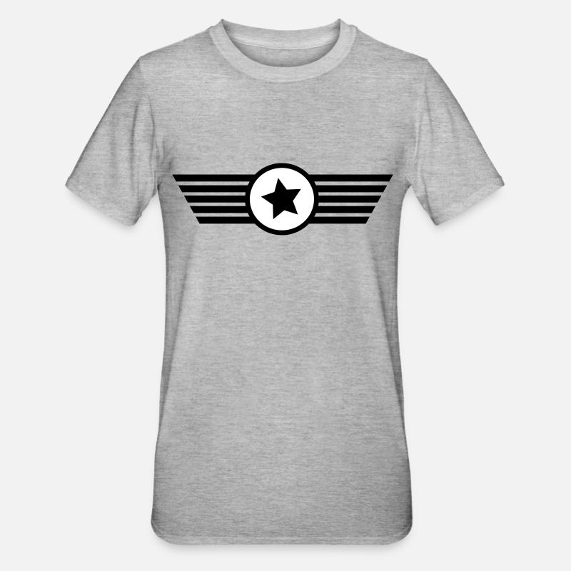 Wappen - Unisex Polycotton T-Shirt - heather grey