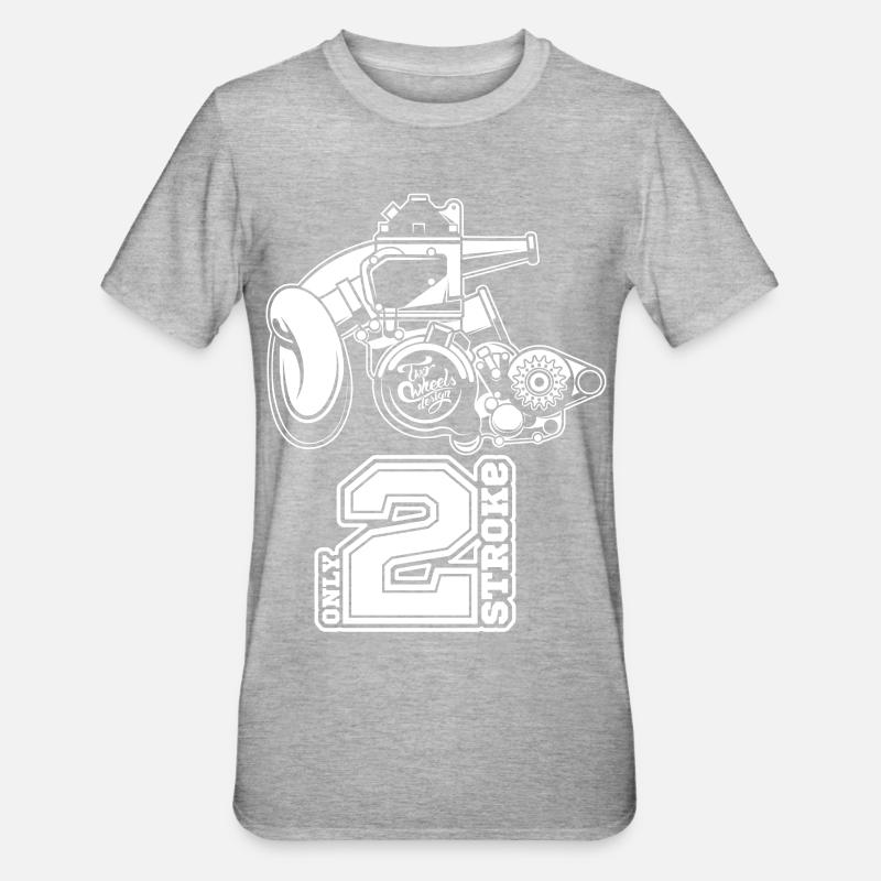 2T Engine - Unisex Polycotton T-Shirt - heather grey