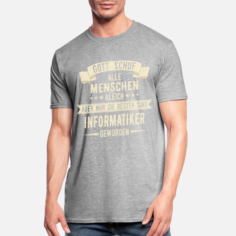 Informatiker Programmierer Informatik Spruch Unisex Polycotton T-Shirt