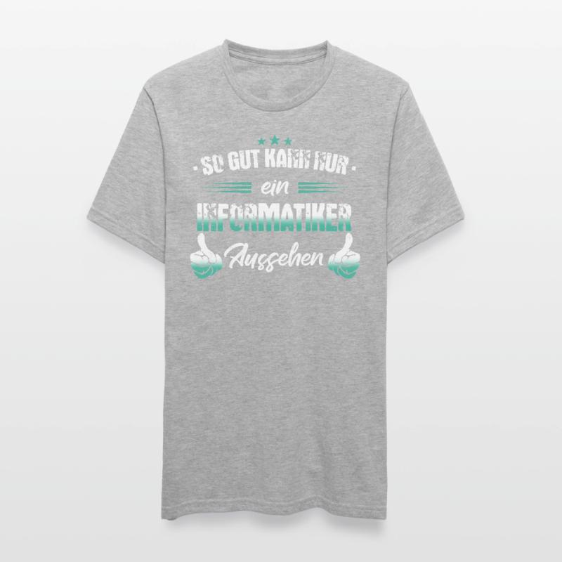 Informatiker Programmierer Informatik Spruch Unisex Polycotton T-Shirt