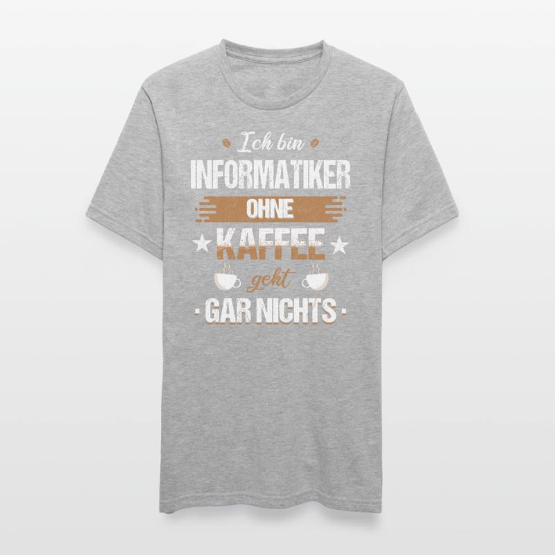 Informatiker Programmierer Informatik Spruch Unisex Polycotton T-Shirt
