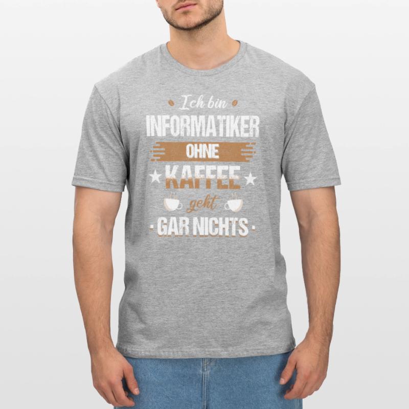 Informatiker Programmierer Informatik Spruch Unisex Polycotton T-Shirt
