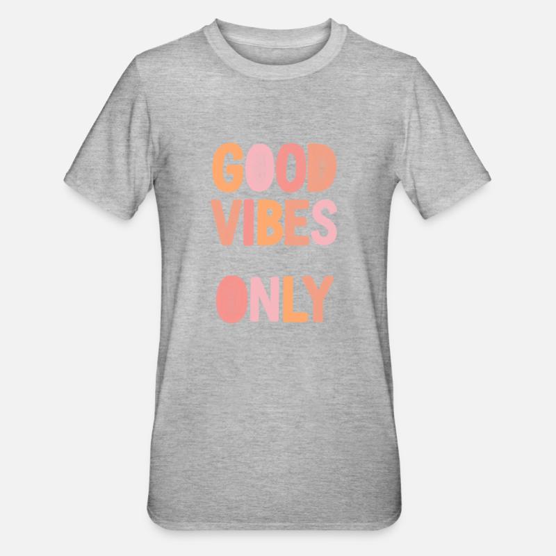 Art de déclaration pastel - T-shirt polycoton Unisexe - gris chiné