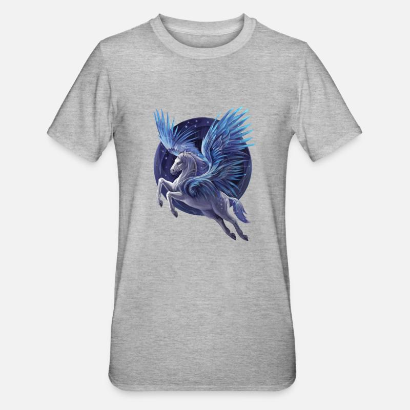 Pegasus - T-shirt polycoton Unisexe - gris chiné