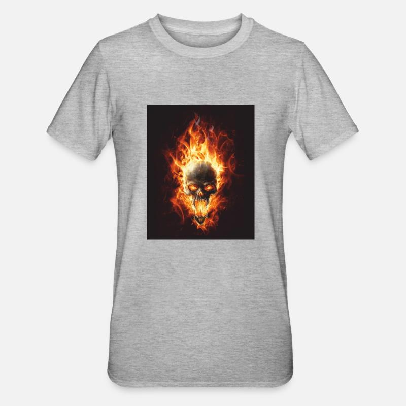 Conception Brendel - T-shirt polycoton Unisexe - gris chiné