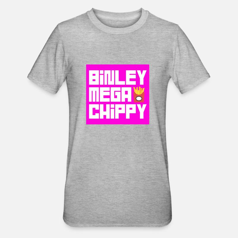 Binley Mega Chippy - T-shirt polycoton Unisexe - gris chiné