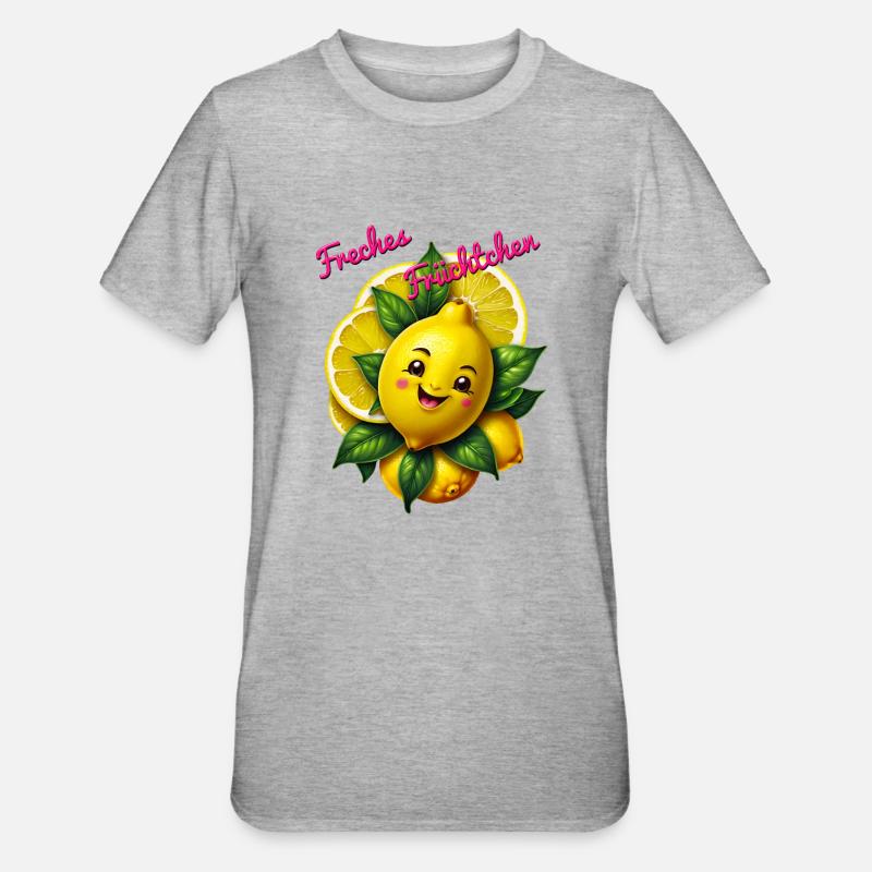 Fruit effronté - T-shirt polycoton Unisexe - gris chiné