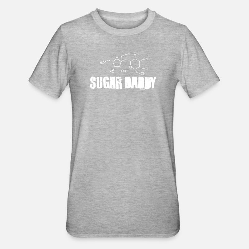 Sugar Daddy - T-shirt polycoton Unisexe - gris chiné