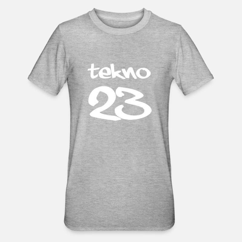 tekno 23 - T-shirt polycoton Unisexe - gris chiné
