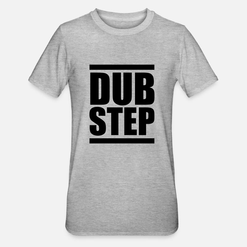 Dubstep - T-shirt polycoton Unisexe - gris chiné