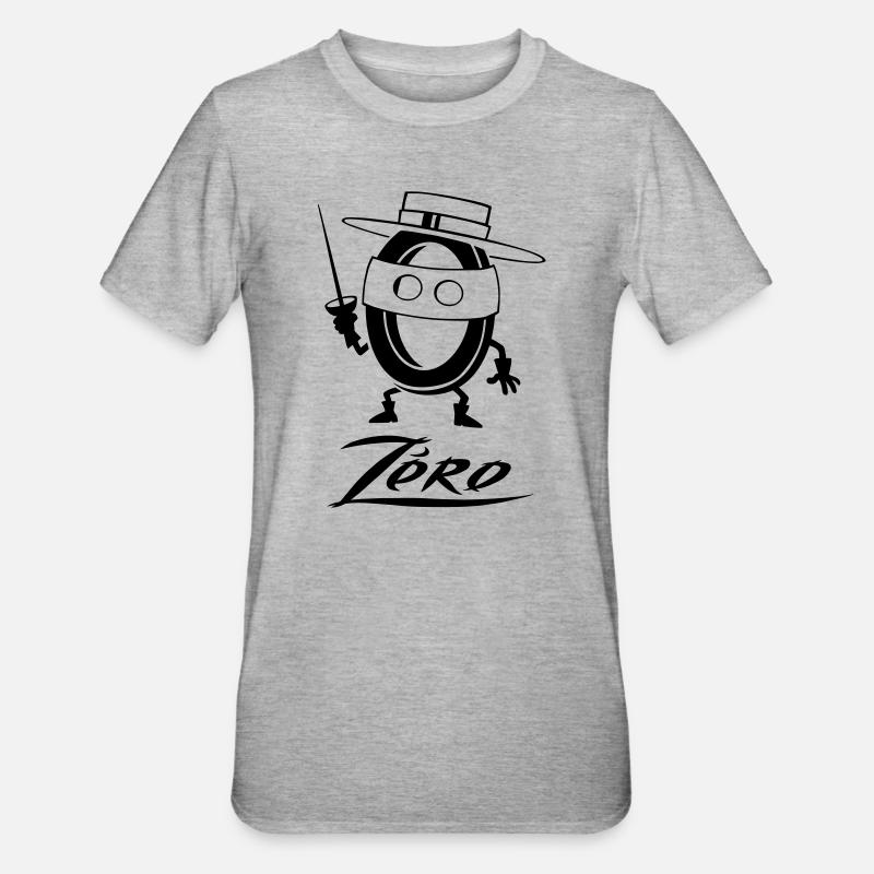 Super zéro flex - T-shirt polycoton Unisexe - gris chiné