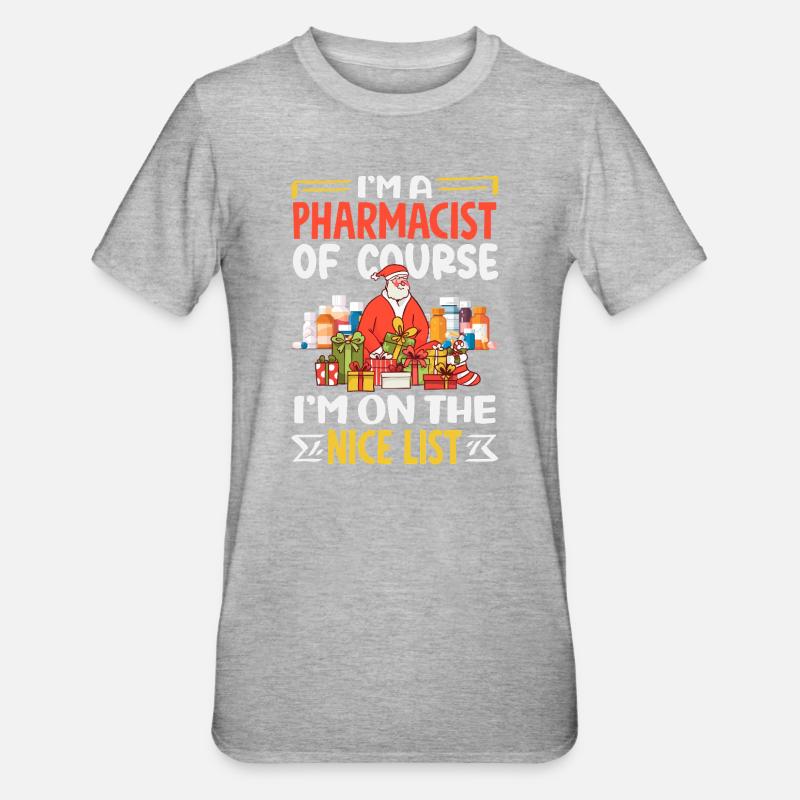 Pharmacist Pharmaceutical Technical - Unisex Polycotton T-Shirt - heather grey