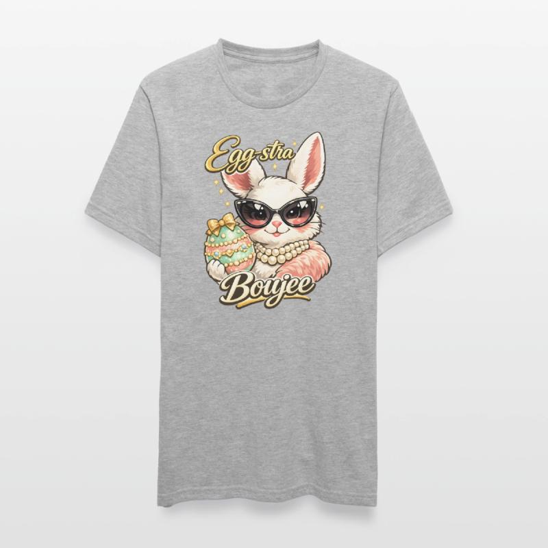 Eggstra Boujee Easter Bunny Easter Unisex Polycotton T-Shirt