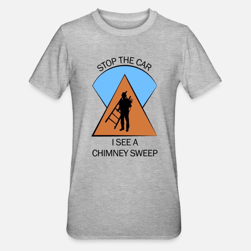 Ramoneur Ramoneur Ramoneur - T-shirt polycoton Unisexe - gris chiné