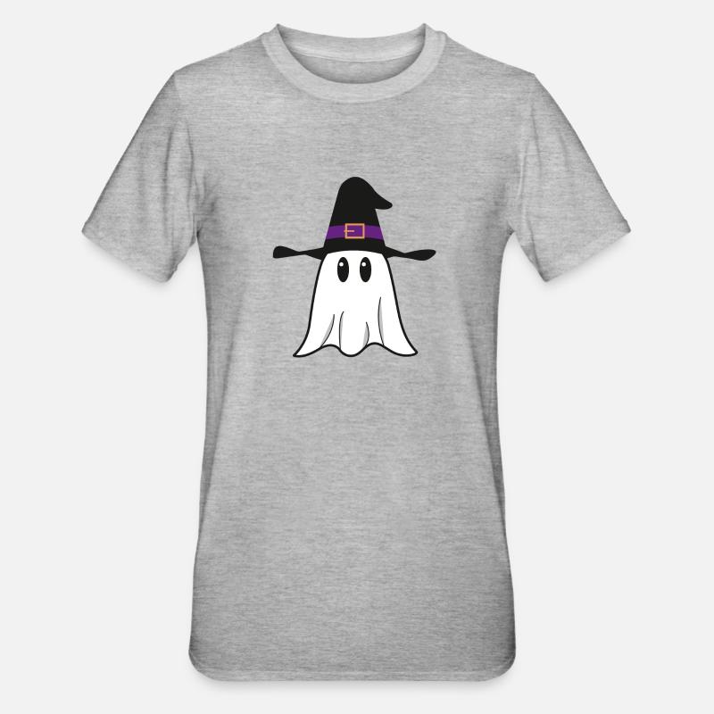 Geist - Unisex Polycotton T-Shirt - Grau meliert