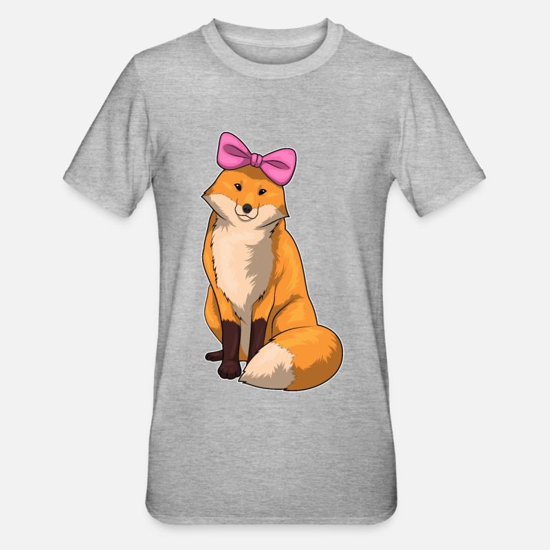 Arc de renard - T-shirt polycoton Unisexe - gris chiné