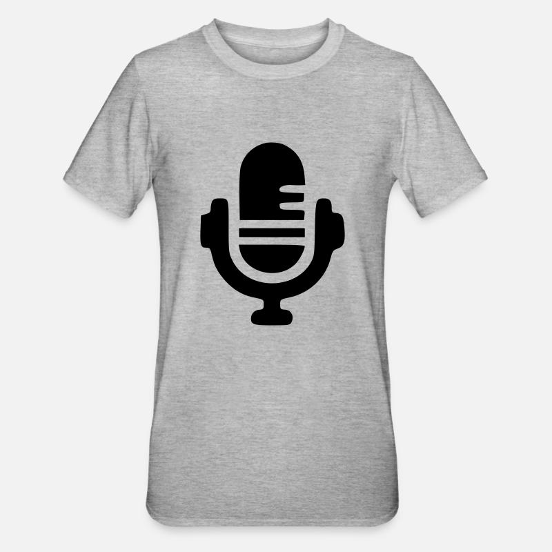 Micro - T-shirt polycoton Unisexe - gris chiné