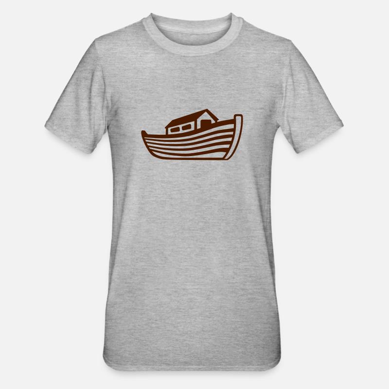 Ark Noas - Polycotton-T-shirt unisex - gråmelerad