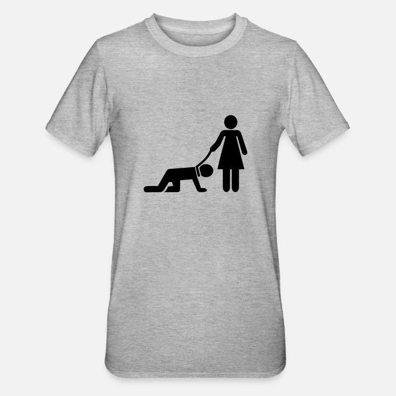 Mariage - T-shirt polycoton Unisexe - gris chiné