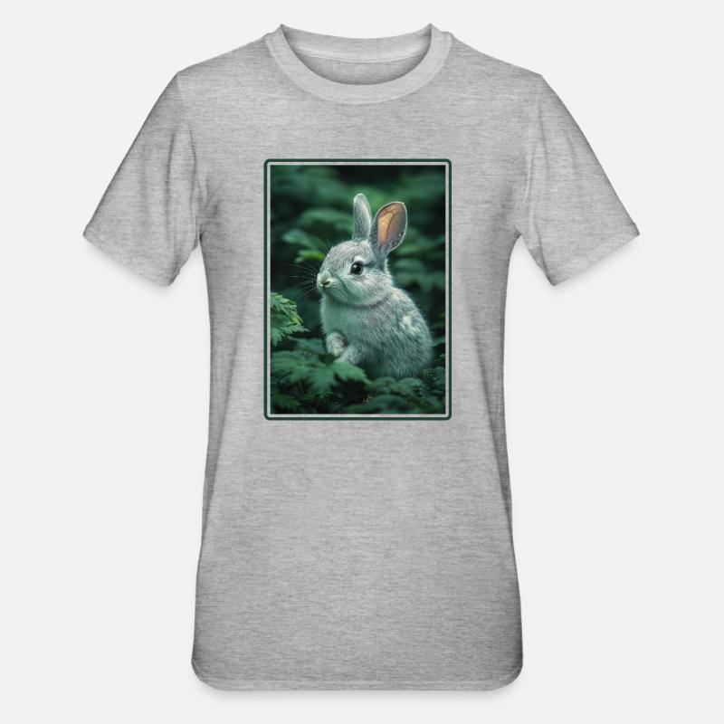 Lapin Lapin - T-shirt polycoton Unisexe - gris chiné