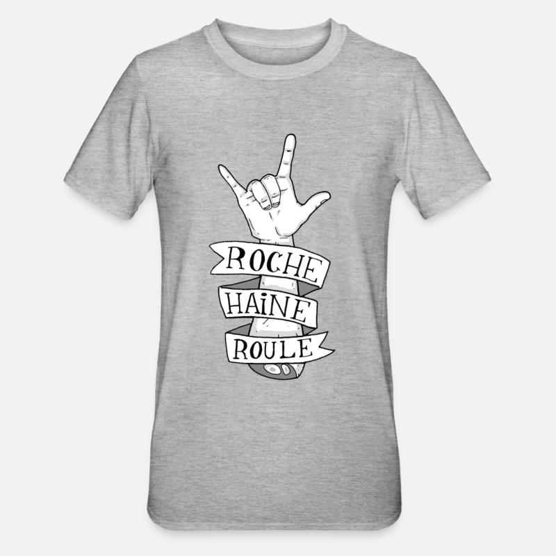 Traduction Approximative #2 - T-shirt polycoton Unisexe - gris chiné