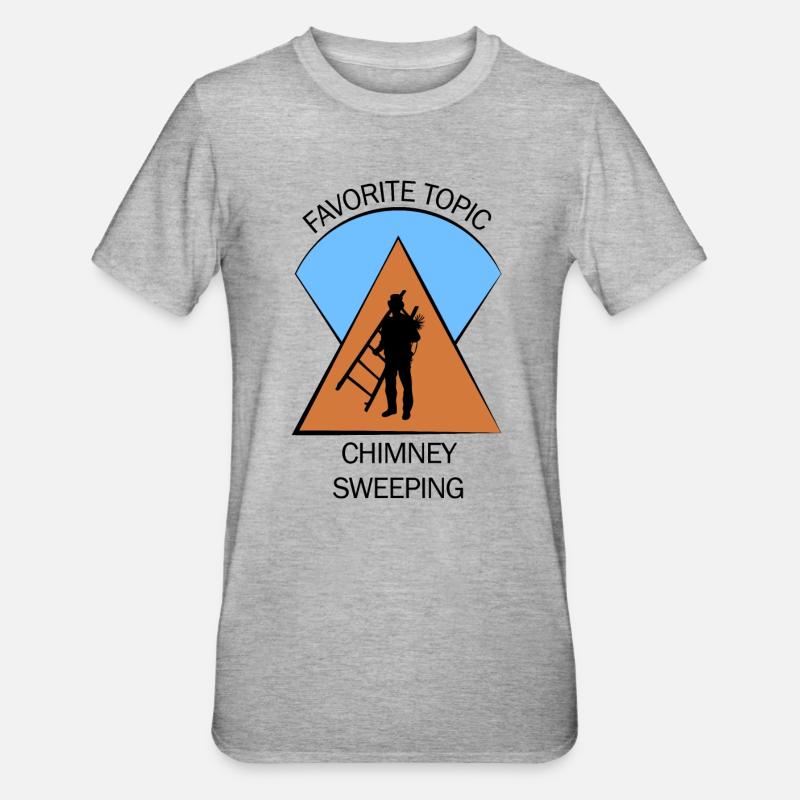 Ramoneur Ramoneur Ramoneur - T-shirt polycoton Unisexe - gris chiné