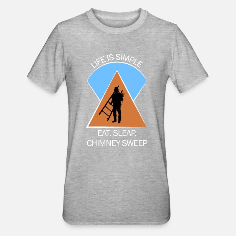 Ramoneur Ramoneur Ramoneur - T-shirt polycoton Unisexe - gris chiné