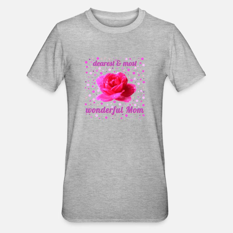 Fête des mères - T-shirt polycoton Unisexe - gris chiné