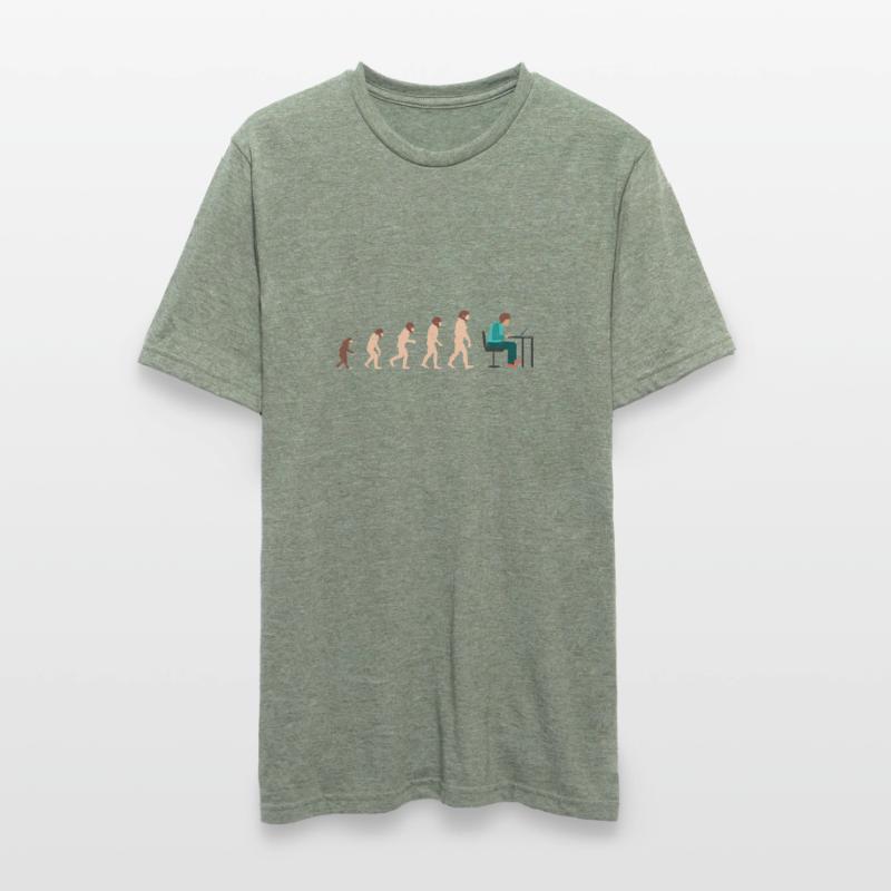 Idée cadeau Evolution Developer Programmer T-shirt polycoton Unisexe