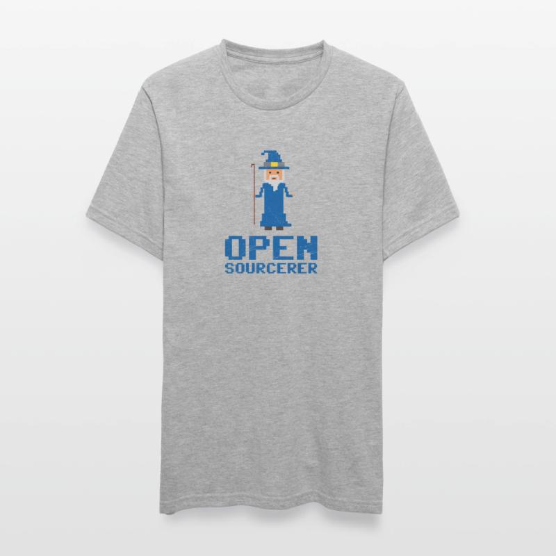 Developer Open Sourcerer Funny gift idea Unisex Polycotton T-Shirt
