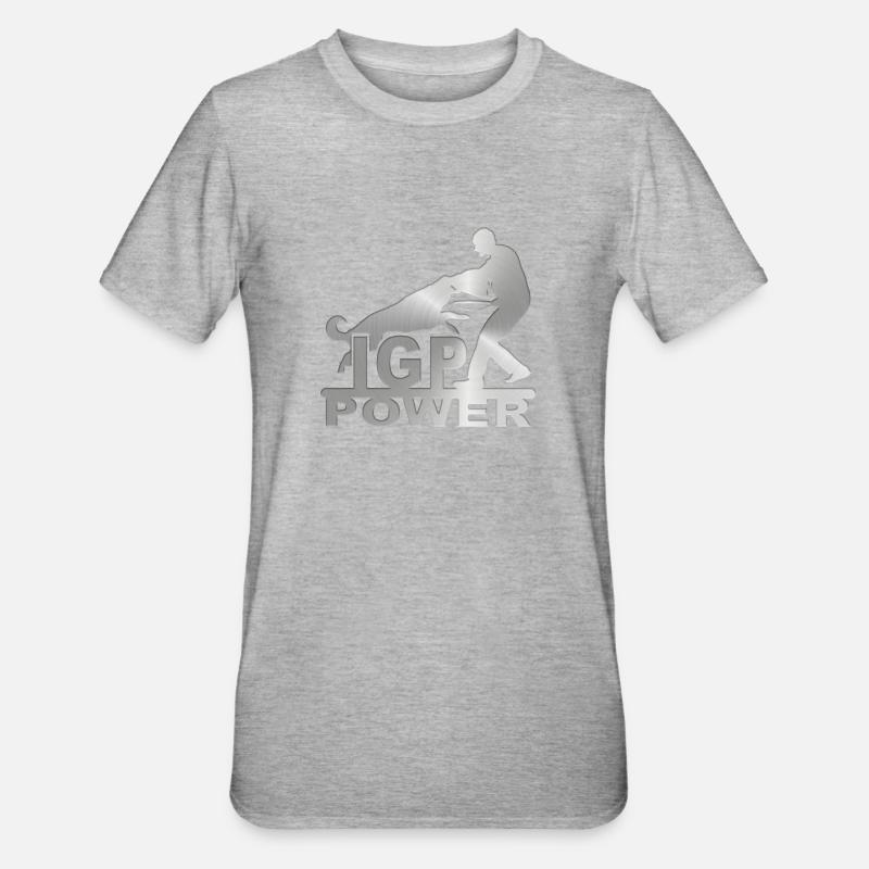 IPG Chrom - Unisex Polycotton T-Shirt - Grau meliert