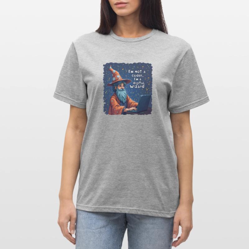 Je ne suis pas un codeur, je suis un programmeur assistant numérique T-shirt polycoton Unisexe