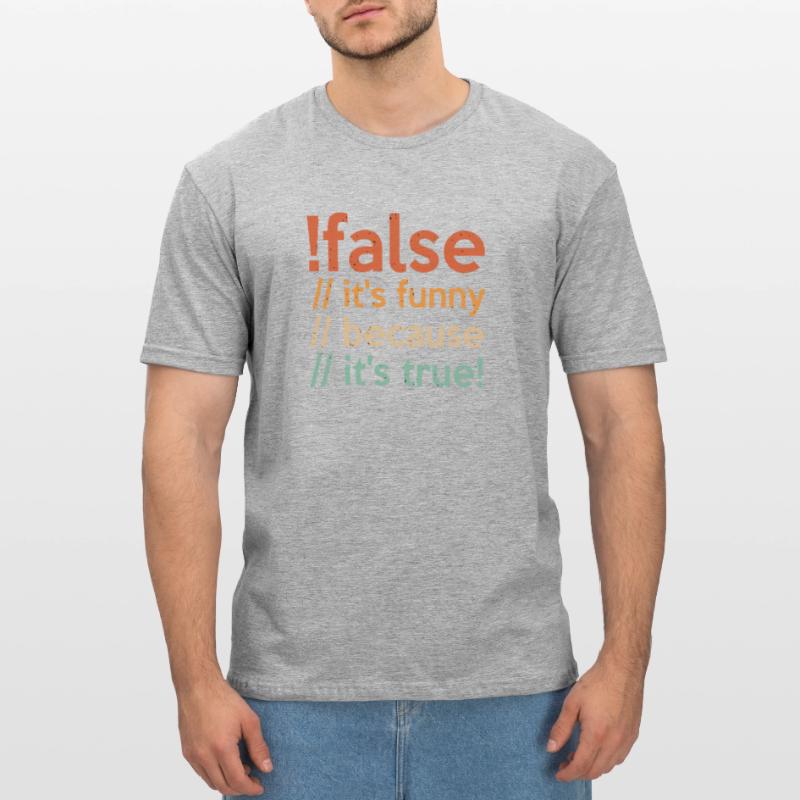 Programmer false true Computer Scientist Student Code Unisex Polycotton T-Shirt