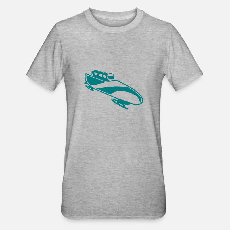 Bobsleigh - T-shirt polycoton Unisexe - gris chiné