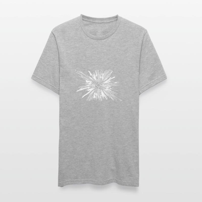 Vector Splash Explosion T-shirt polycoton Unisexe