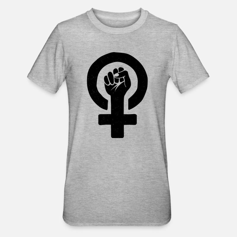 Bitte laden Sie das Design hoch - Unisex Polycotton T-Shirt - Grau meliert