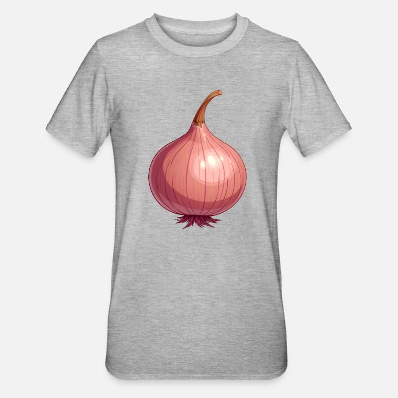 oignon - T-shirt polycoton Unisexe - gris chiné