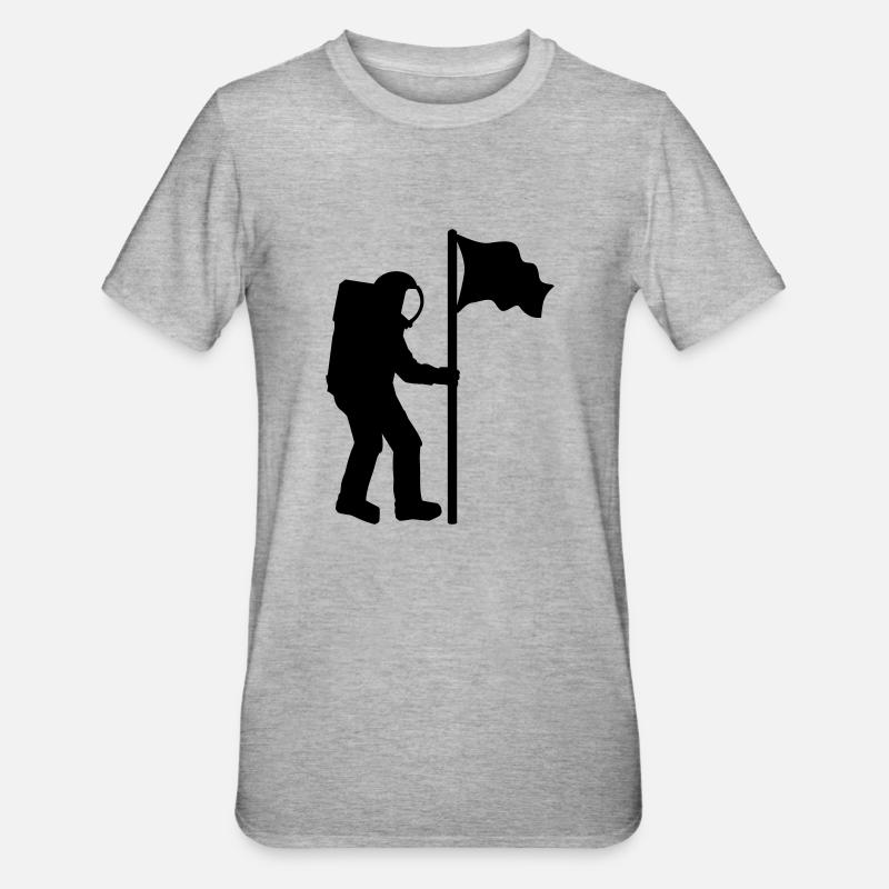 Astronaute - T-shirt polycoton Unisexe - gris chiné