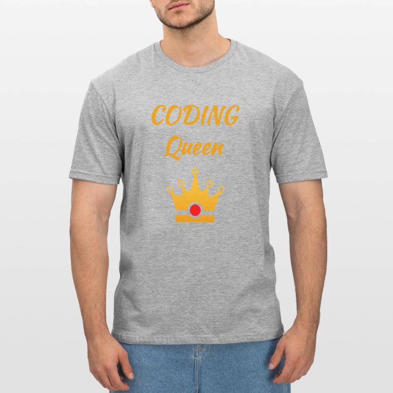 Coding Queen Queen Programmer Mrs. Software Unisex Polycotton T-Shirt