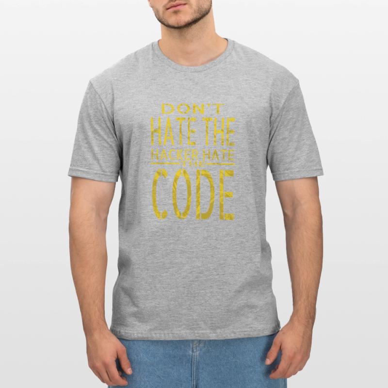 bday anniversaire cadeau idée hack out hacking coder T-shirt polycoton Unisexe