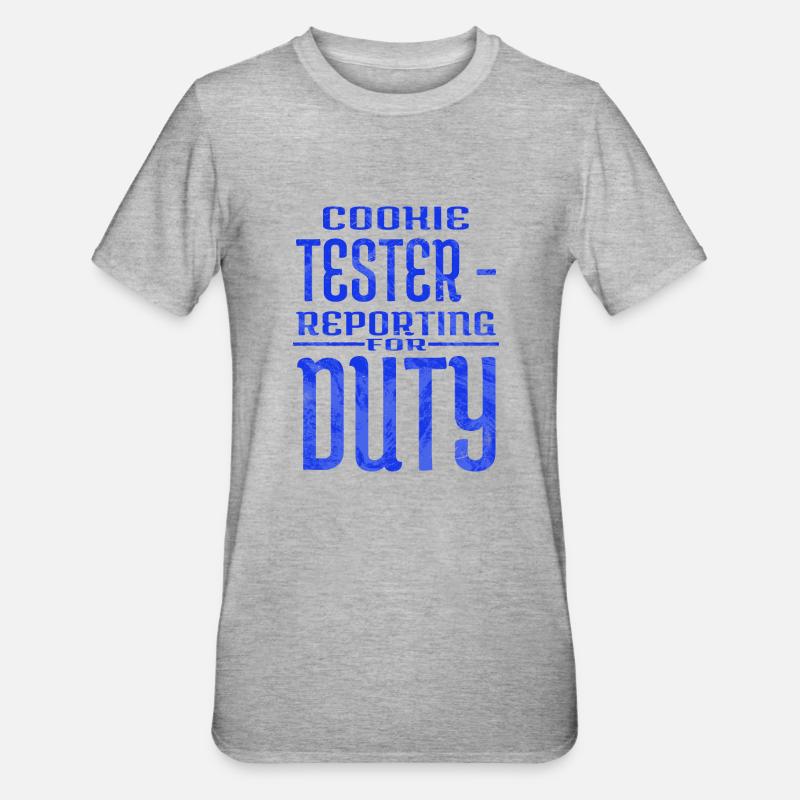 Browser Beards Baking Competition - Unisex Polycotton T-Shirt - heather grey