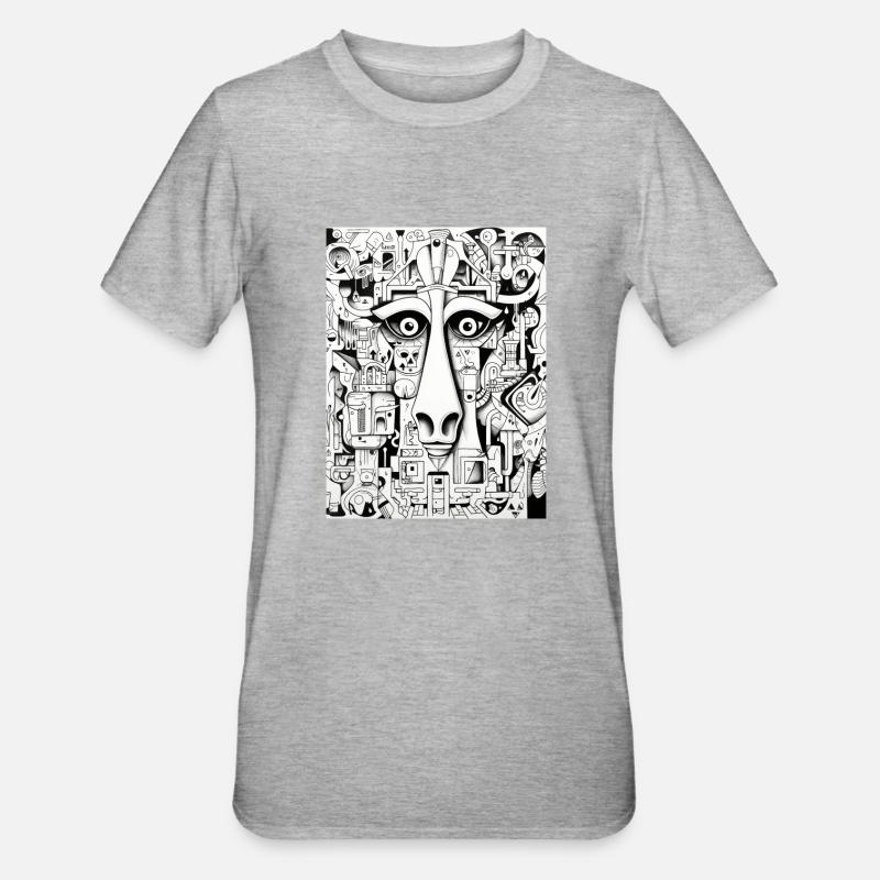 Inspirations graffiti :Camel - T-shirt polycoton Unisexe - gris chiné